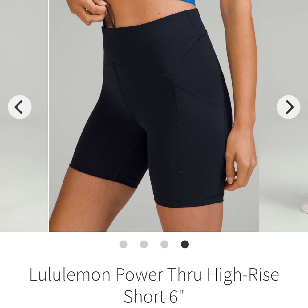 LIKE NEW Lululemon Biker Short High Rise 6” Size 18